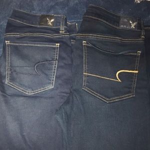 American Eagle jegging jeans.